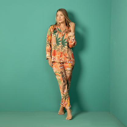 Satin Ganubi Pajama