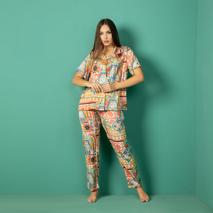 Satin Ganubi Pajama