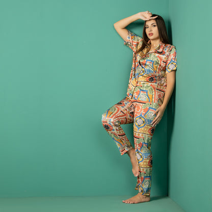 Satin Ganubi Pajama