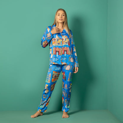 Satin Ganubi Pajama