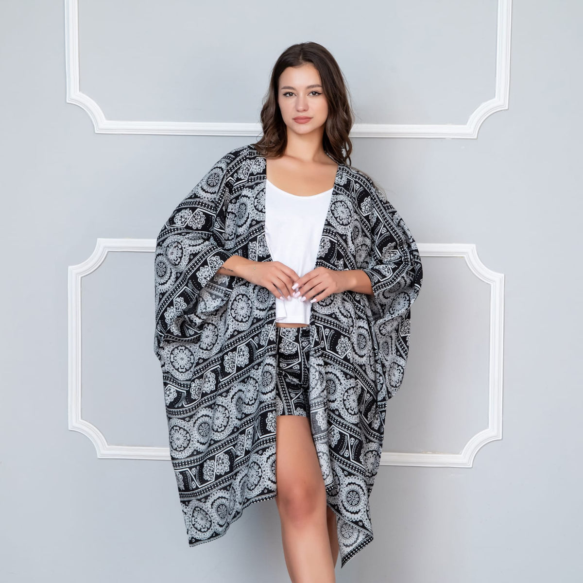 Black Cardigan Pajama