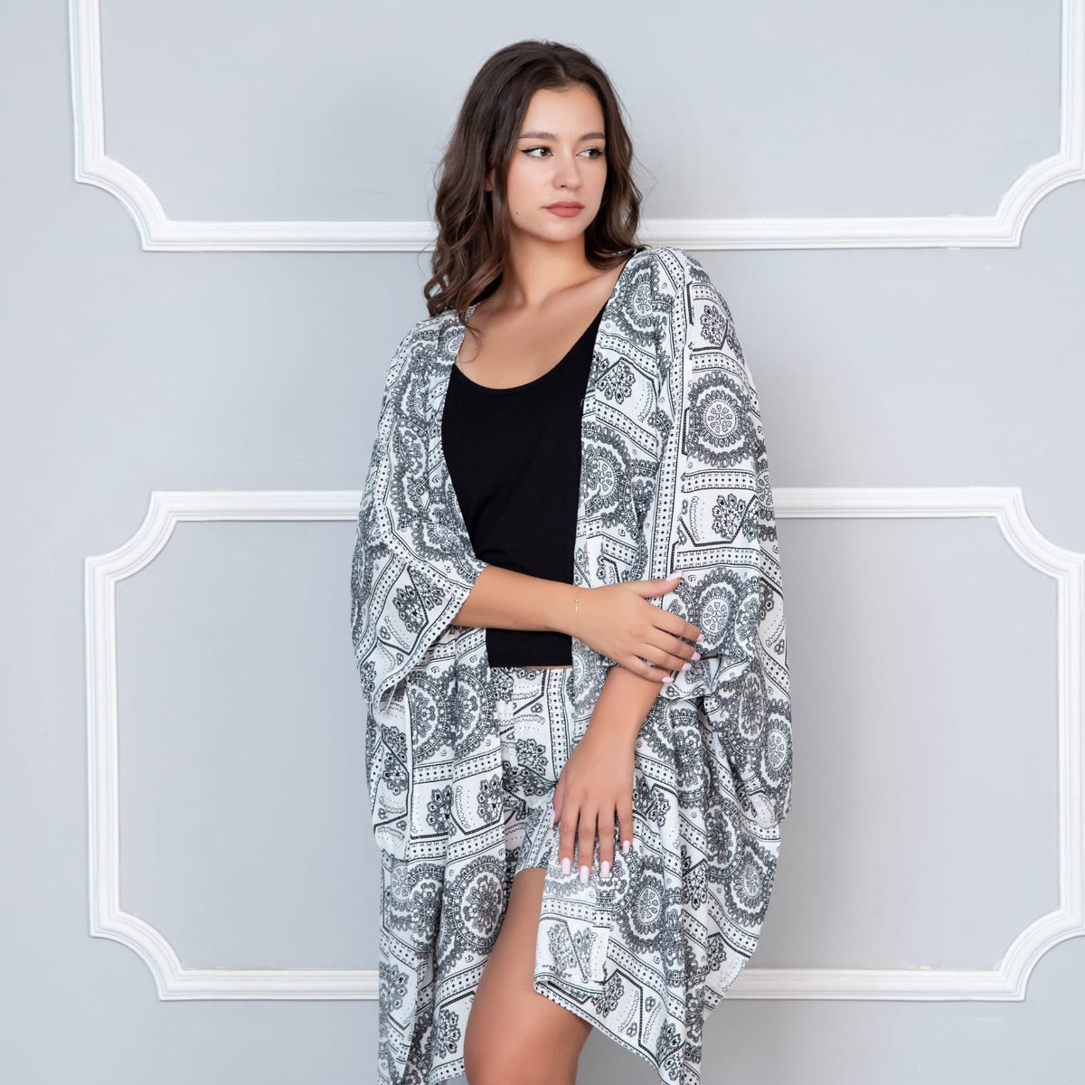 White Cardigan Pajama