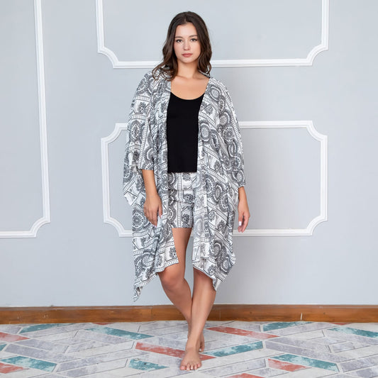 White Cardigan Pajama